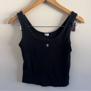 Garage | Black Yin Yang Crop Tank